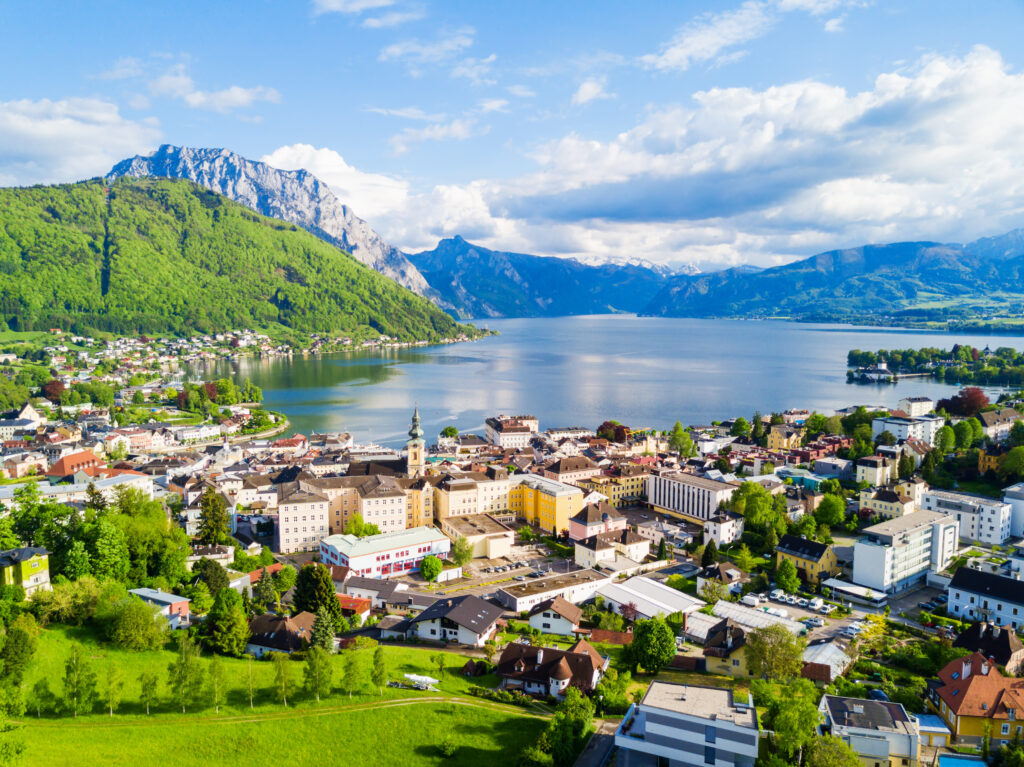 Gmunden, un des plus beaux villages en Autriche