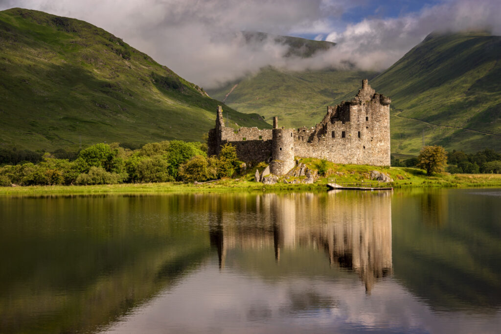 Château dans les Highlands en Écosse