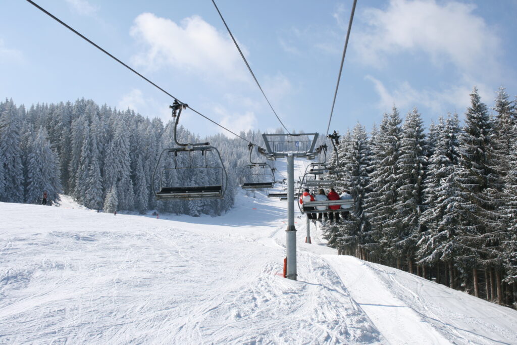 Piste de ski à Combloux