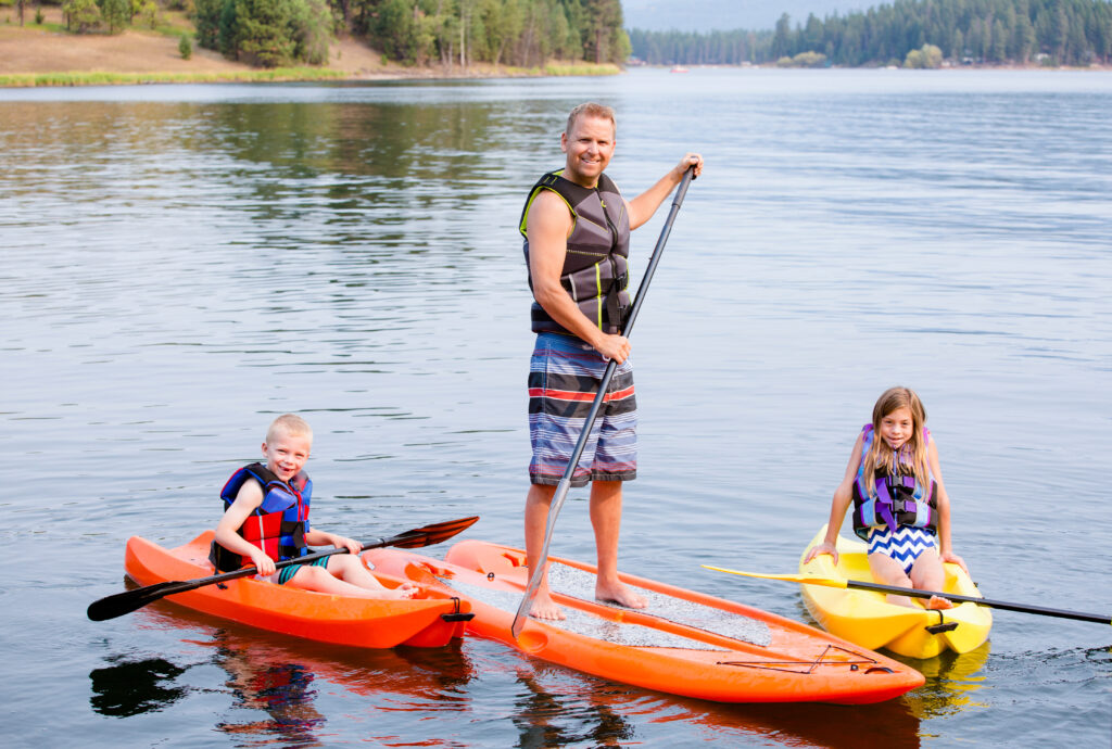 Paddle en famille