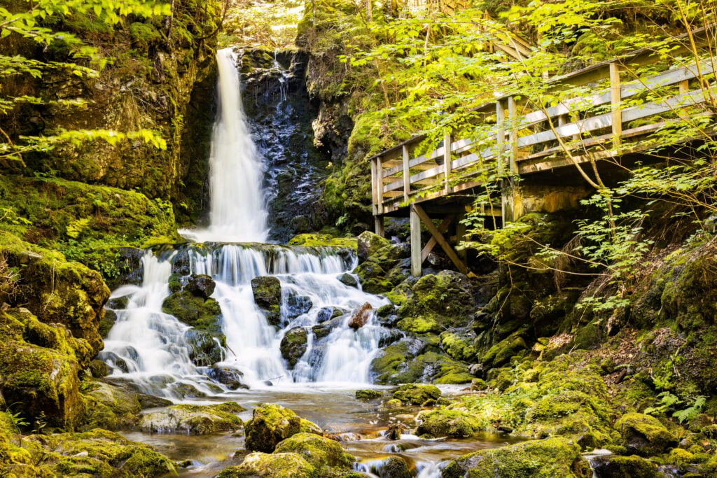 Dickson Falls dans le Parc National de Fundy 