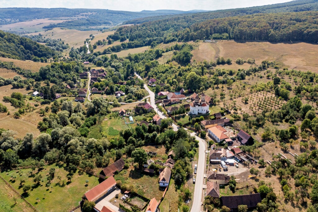 Vue sur Mălâncrav