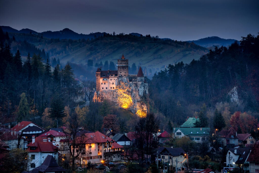 Le château de Bran ou château de Dracula en Transylvanie