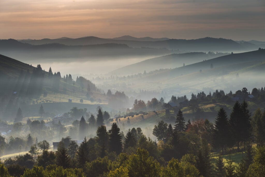 Paysage en Roumanie