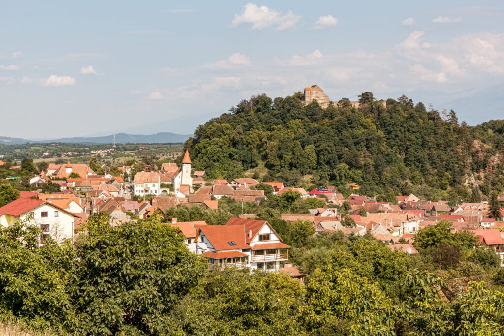 Vue sur Cisnădioara