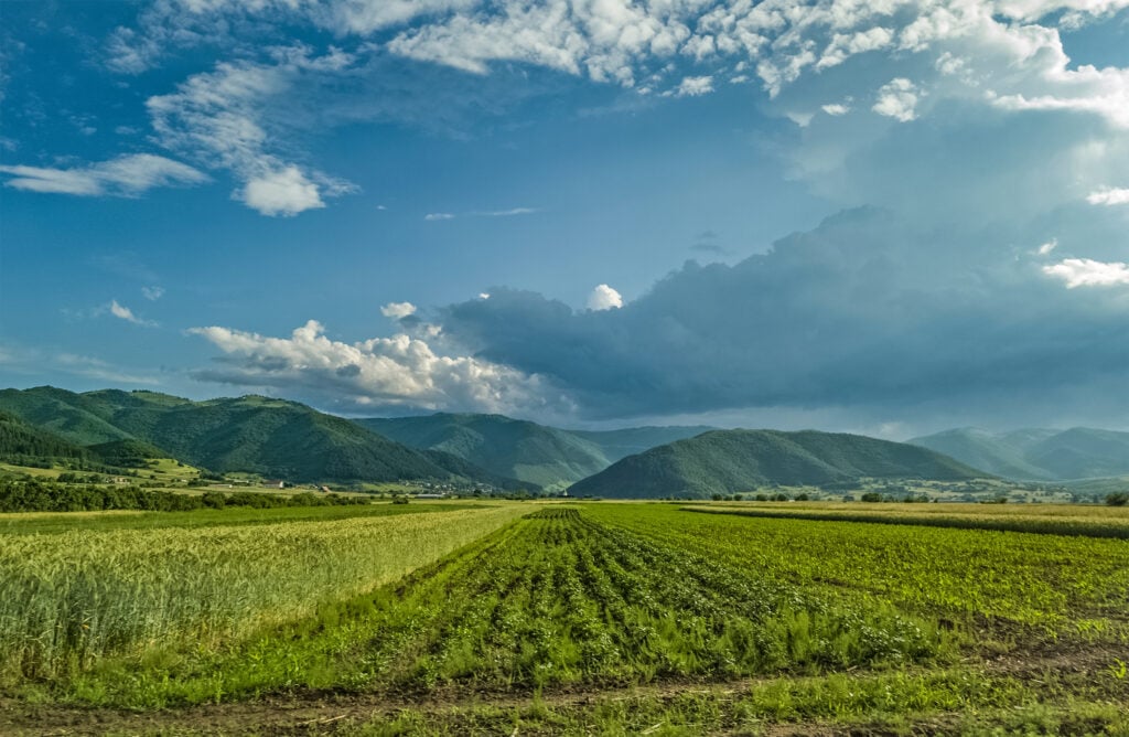 Paysage en Transylvanie