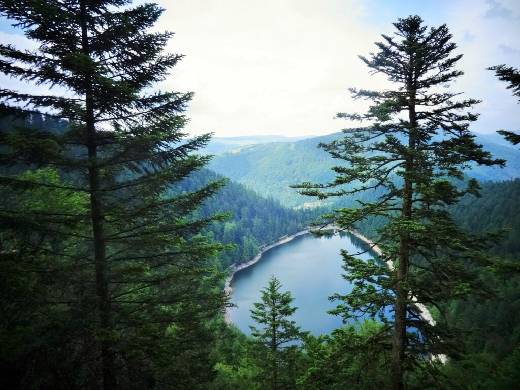 Vue sur le lac des Corbeaux