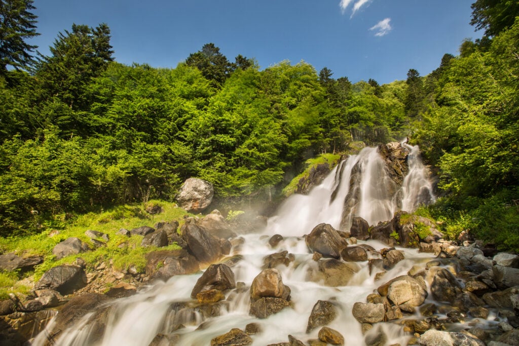 La cascade du Lutour - randonnées en famille dans les Pyrénées