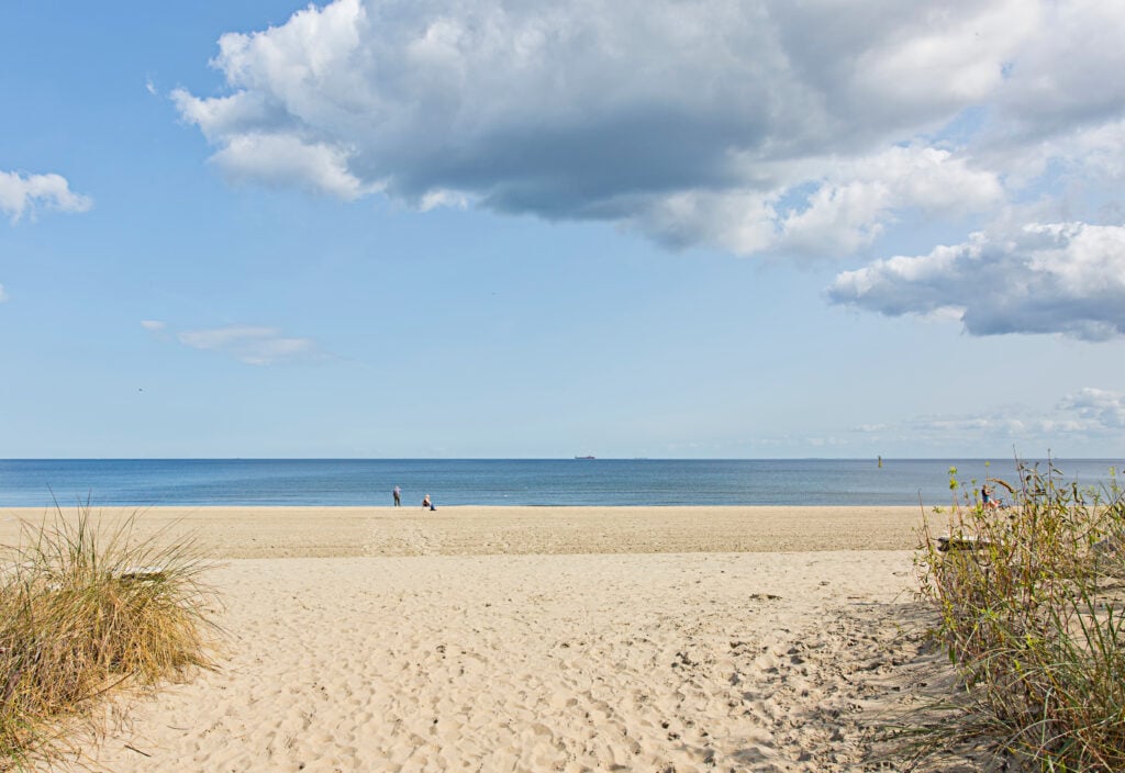 Passer un moment à la plage de Gdansk 