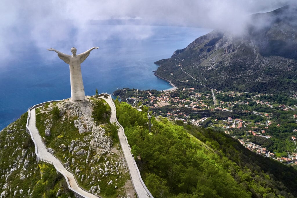 La statue du Christ Rédempteur de Maratea