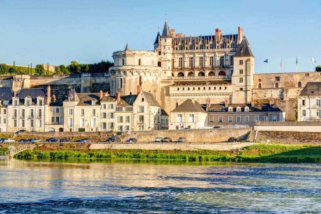 Vue sur le château d'Amboise