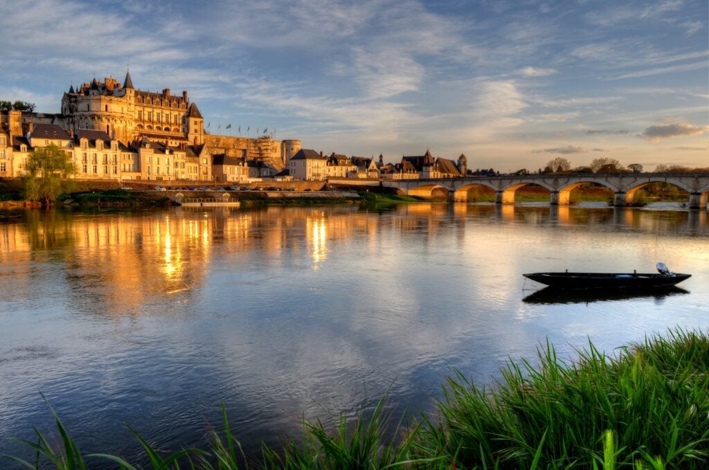 Vue sur le château d'Amboise 