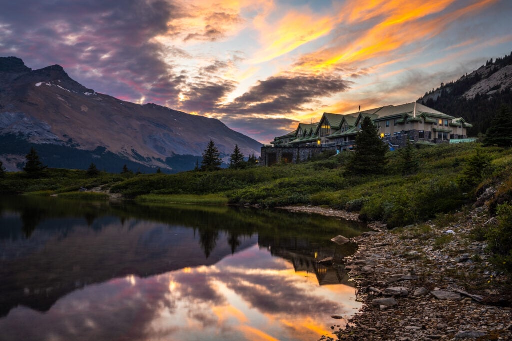 La Promenade des Glaciers en Alberta