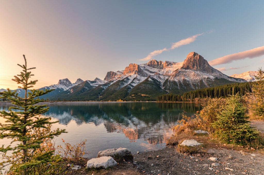 Mont Rundle à Canmore, Canada