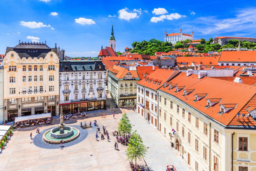 Vue sur Bratislava