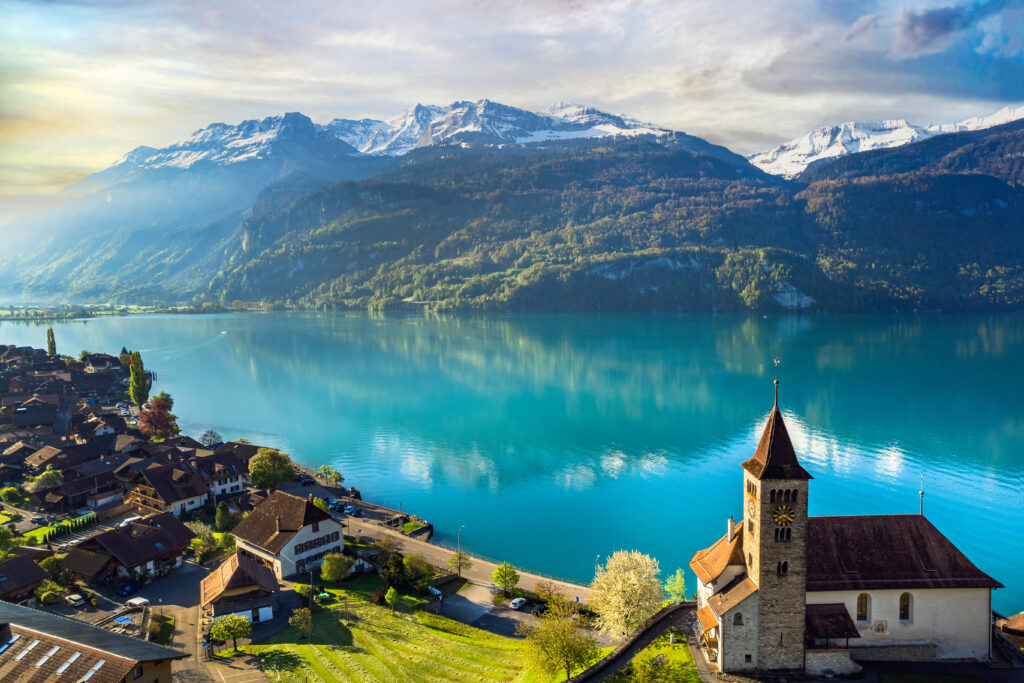 Vue sur le lac de Brienz