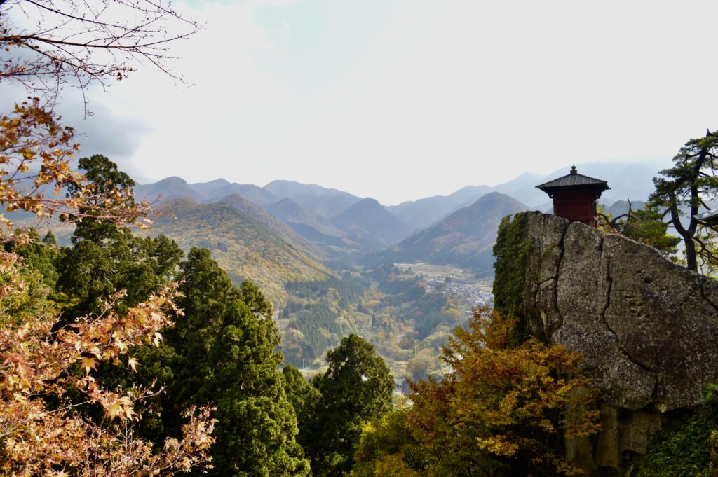 Vue sur Yamadera - Tohoku au Japon