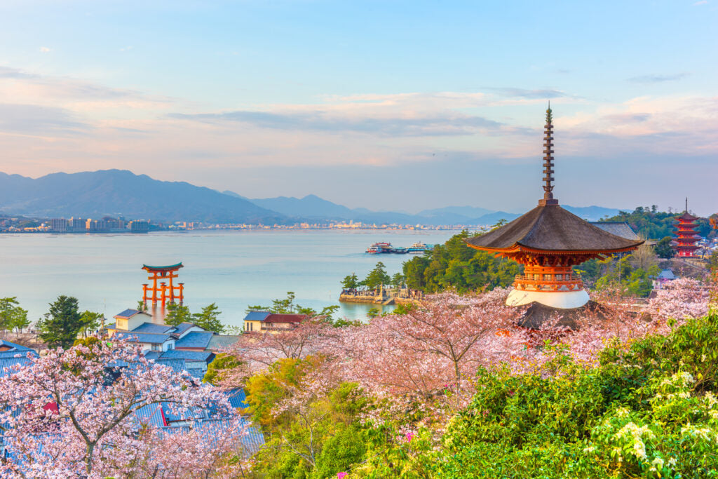 Où voir des cerisiers en fleur au Japon ? À Hiroshima au Japon