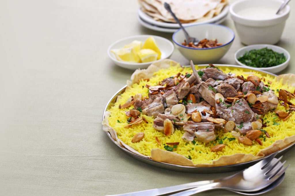 Le mansaf, plat national de Jordanie