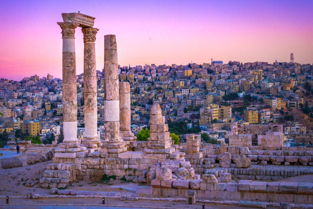 Vue sur Amman depuis la citadelle