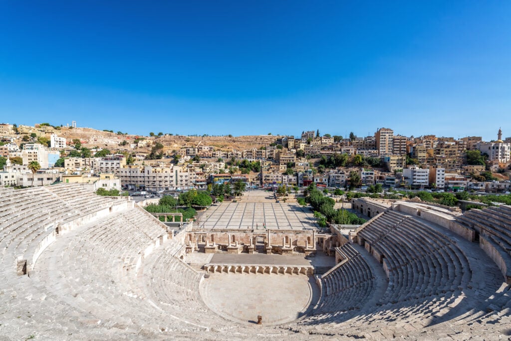 Vue depuis le théâtre romain d'Amman