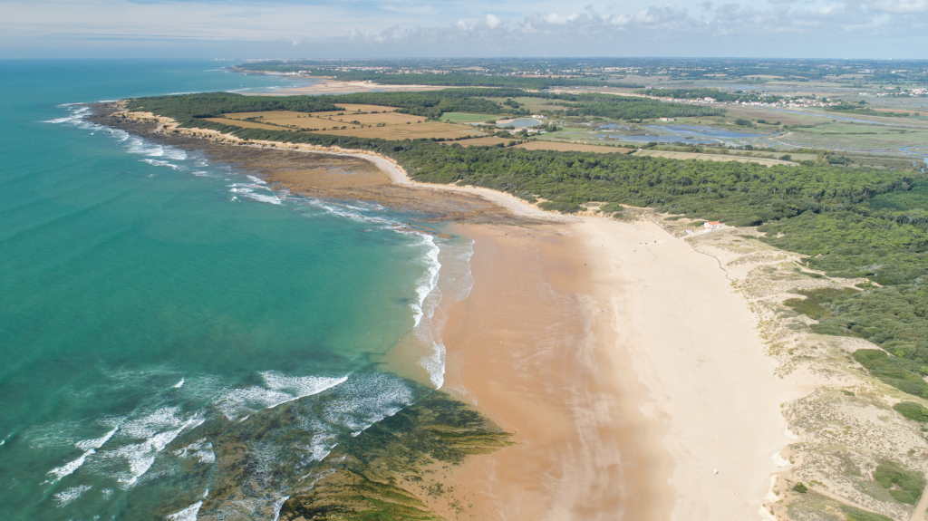 La plage de la Mine à l'Aiguillon-sur-Mer