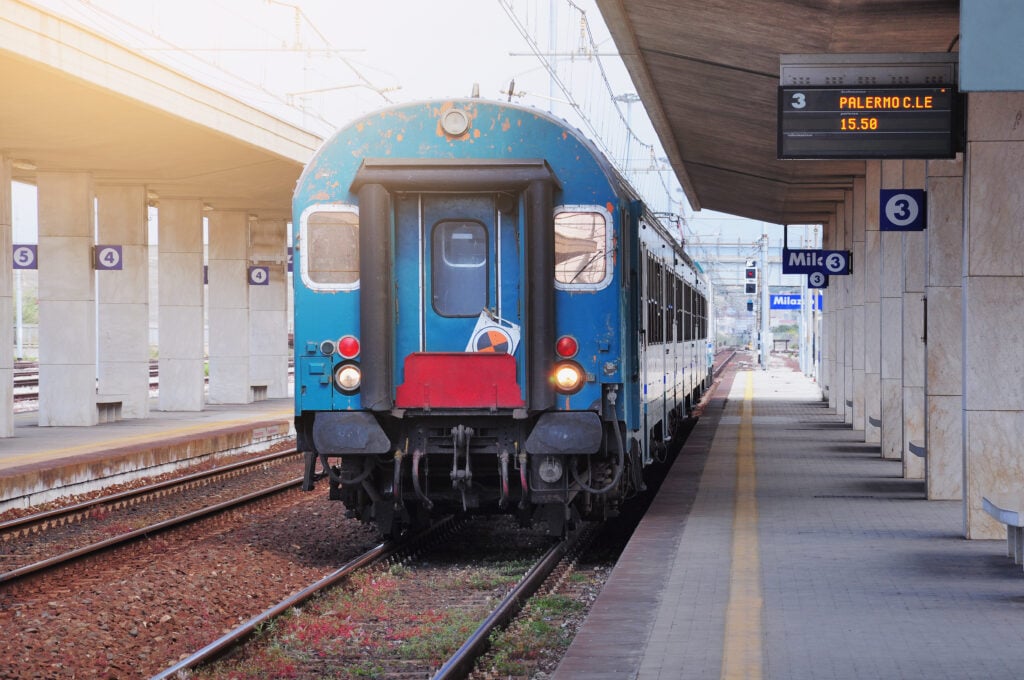 Train pour Palerme