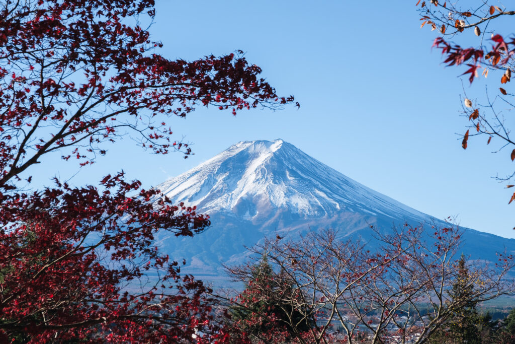 Vue sur le Mont Fuji  