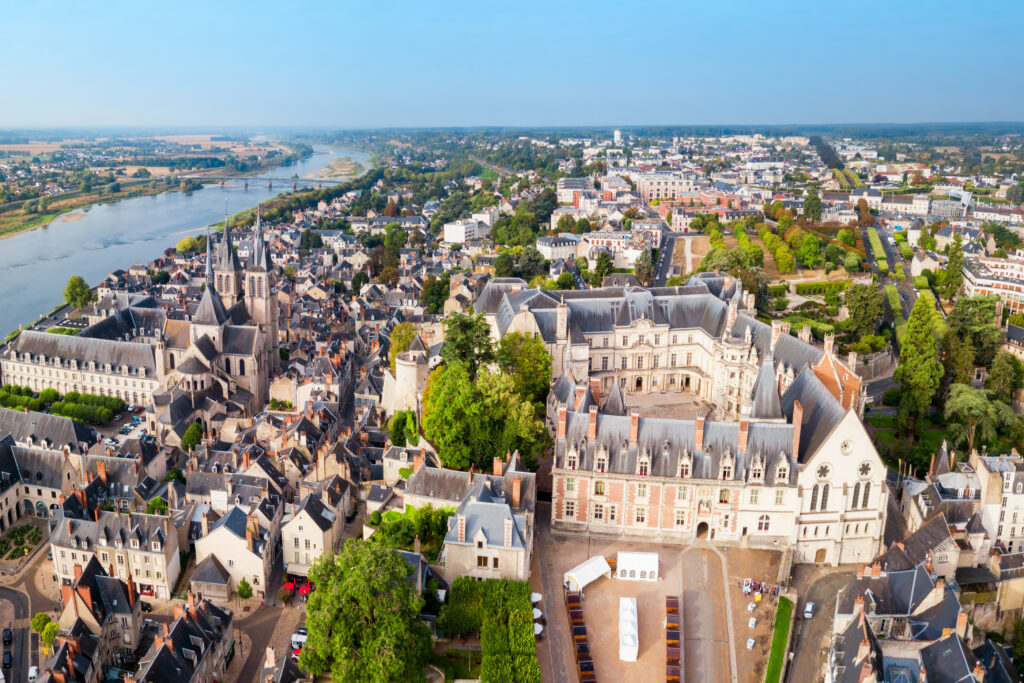 Vue sur le château de Blois