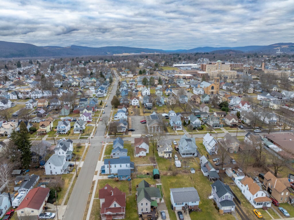 Vue sur Sayre