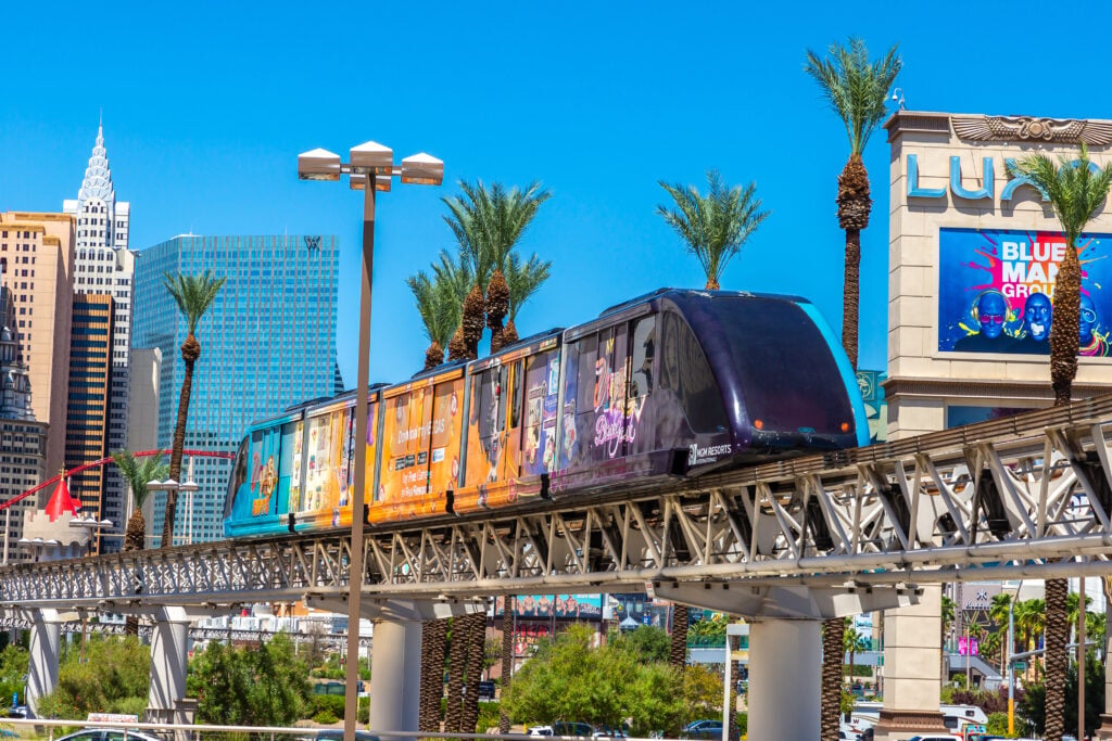 Monorail à Las Vegas 