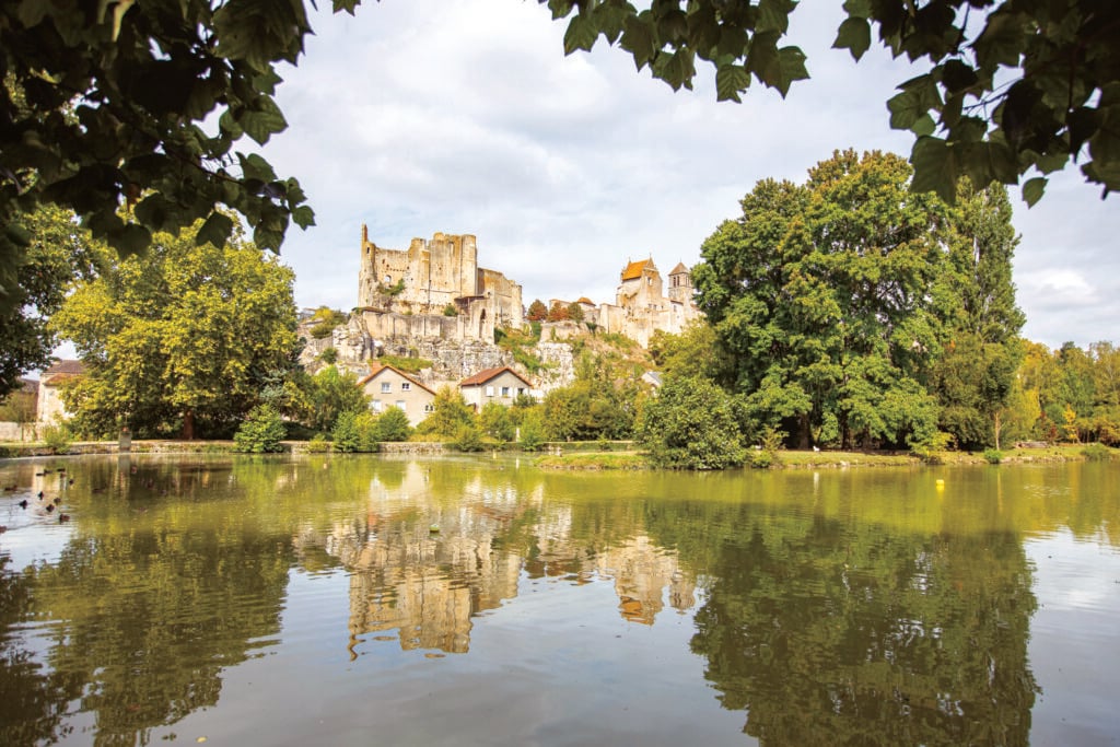 La cité médiévale de Chauvigny .