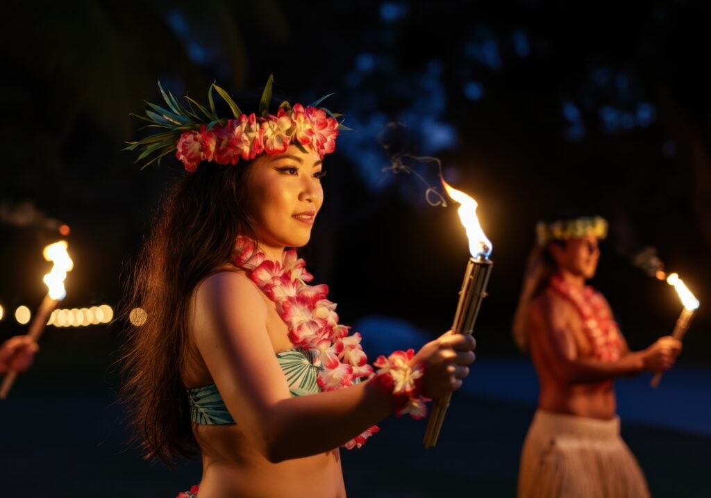 Danseuse hawaiienne