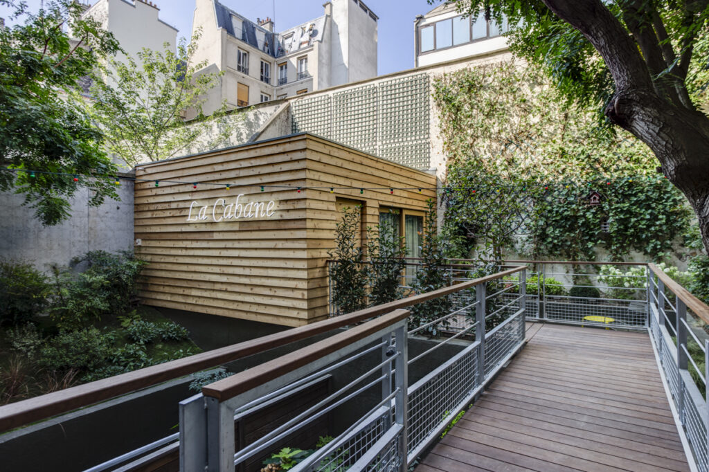 La cabane au fond du jardin du 9 Hôtel