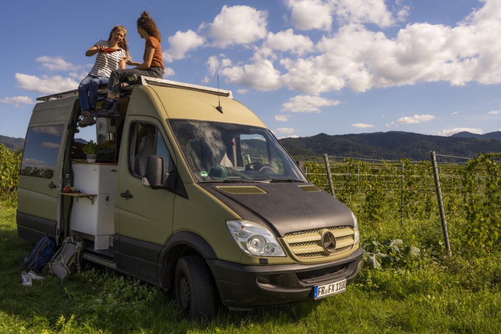 Wein und Wohnmobil