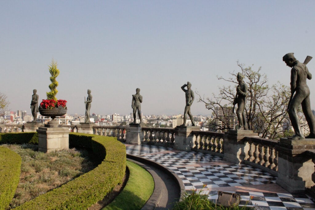 Terrasse du château de Chapultepec