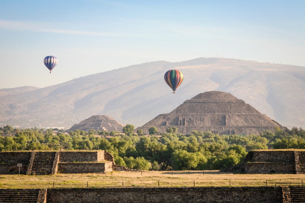 Survol de Teotihuacan 