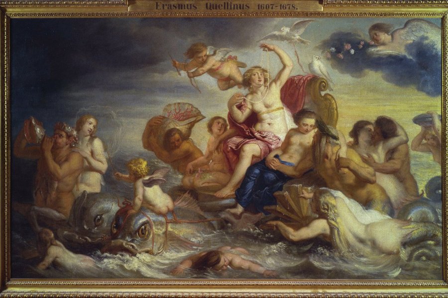 Le Triomphe de Galatée, Érasme Quellin, Huile sur toile, Collection privée.