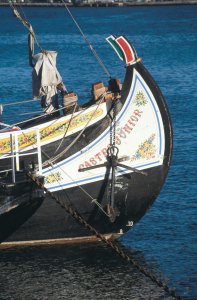 Détail d'un bateau de pêche.