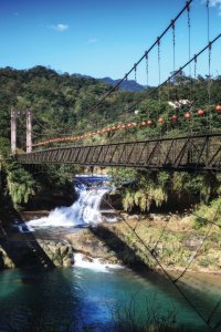 Les chutes de Shifen.