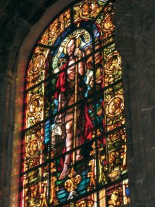 Vitrail du Mosteiro dos Jerónimos à Belém.