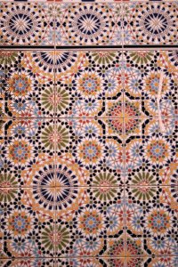 Mosaïques en céramique.