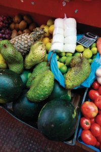 Produits du marché de Sal Rei.
