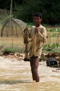 Pêcheur du lac Tonlé Sap.