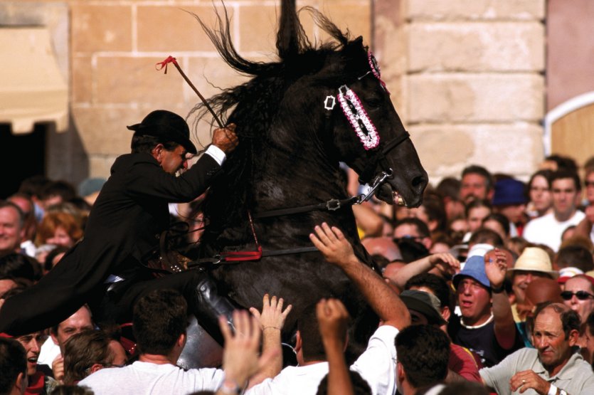 Fête de la Saint-Jean à Ciutadella, festival hippique.