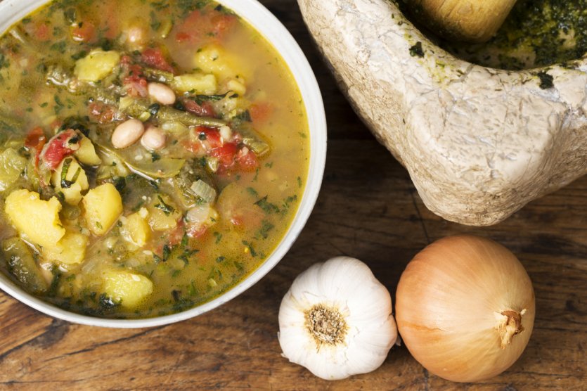 <p>Soupe au pistou.</p>