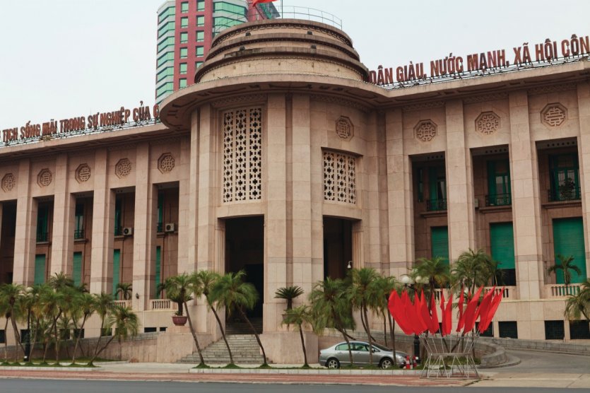 Banque nationale du Vietnam (anciennement banque d'Indochine).