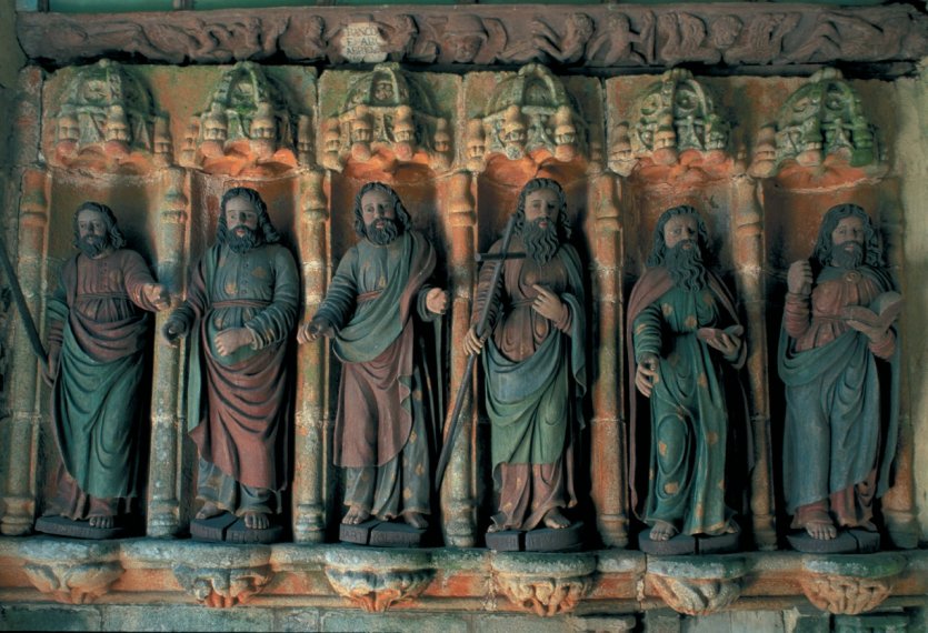 Les 12 apôtres de l'église de Treffrin