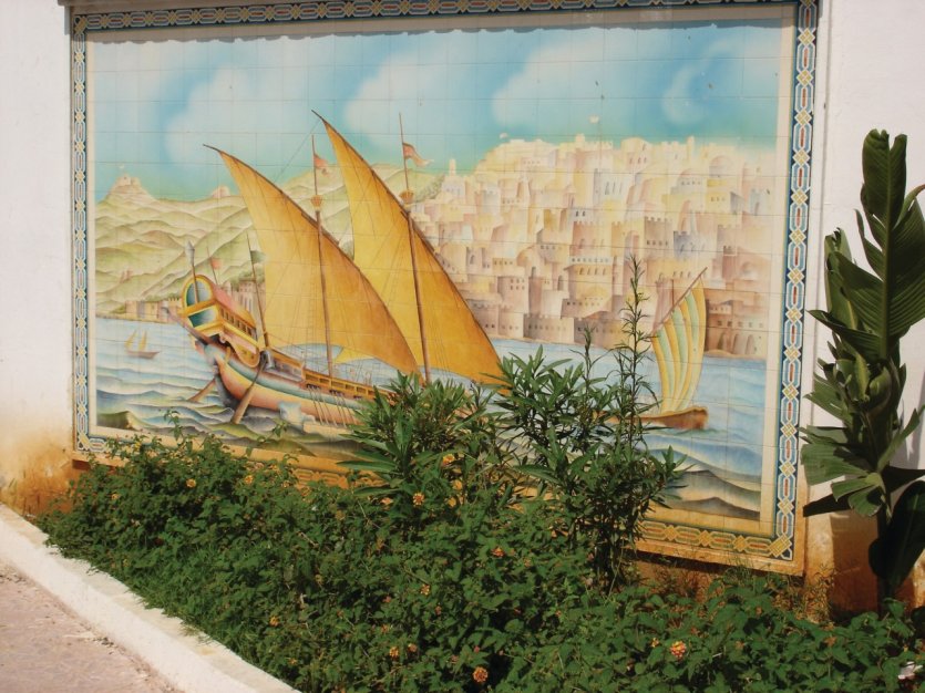 Mosaïque du boulevard Krim Belkacem.