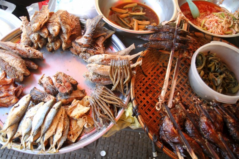 Plats cambodgiens.